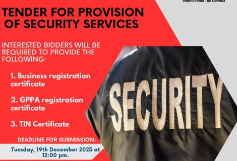 PROVISION OF SECURITY SERVICES