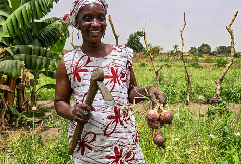 Picture of Binta Magasa, Farm Inputs Beneficiary
