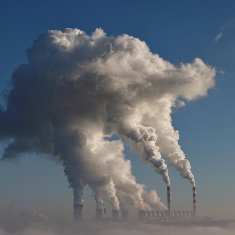 Picture of Smoke emission into the Atmosphere from Factories