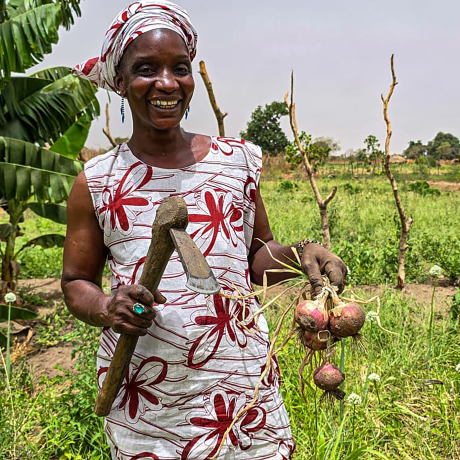 Picture of Binta Magasa, Farm Inputs Beneficiary