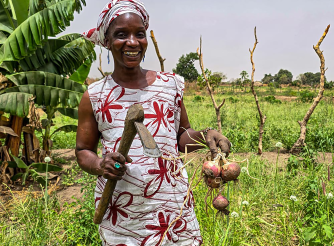 Picture of Binta Magasa, Farm Inputs Beneficiary
